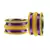 Dark Purple  Color Brass Bangle