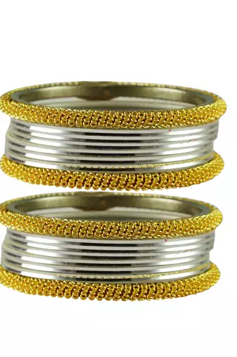 Silver  Color Brass Bangle