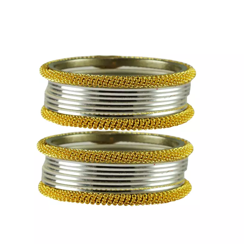 Silver  Color Brass Bangle