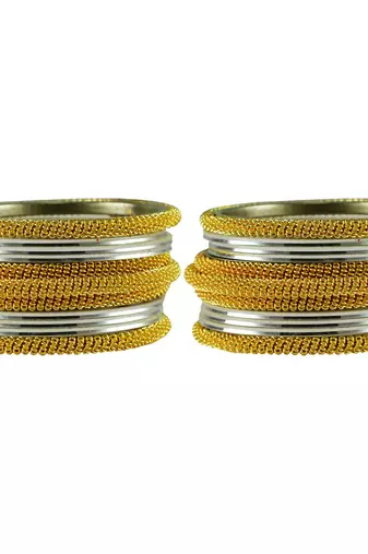 Silver  Color Brass Bangle