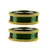 Dark Green Color Brass Bangle