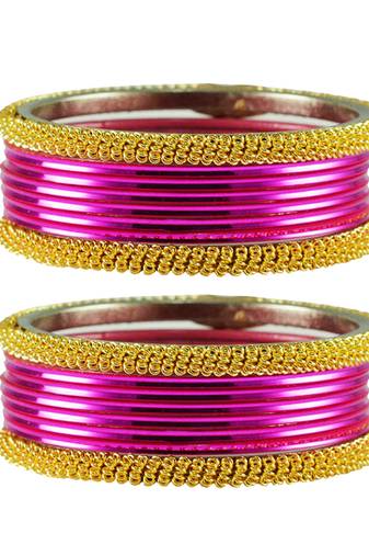 Dark Rani Color Brass Bangle