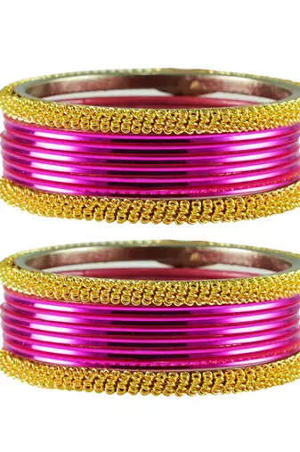 Dark Rani Color Brass Bangle