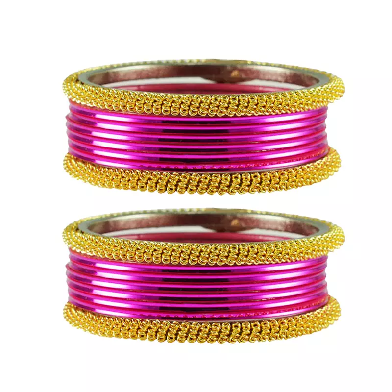 Dark Rani Color Brass Bangle