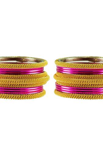 Dark Rani Color Brass Bangle