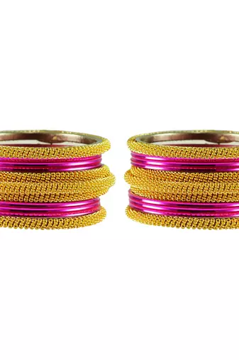 Dark Rani Color Brass Bangle