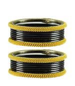 Blue Color Brass Bangle