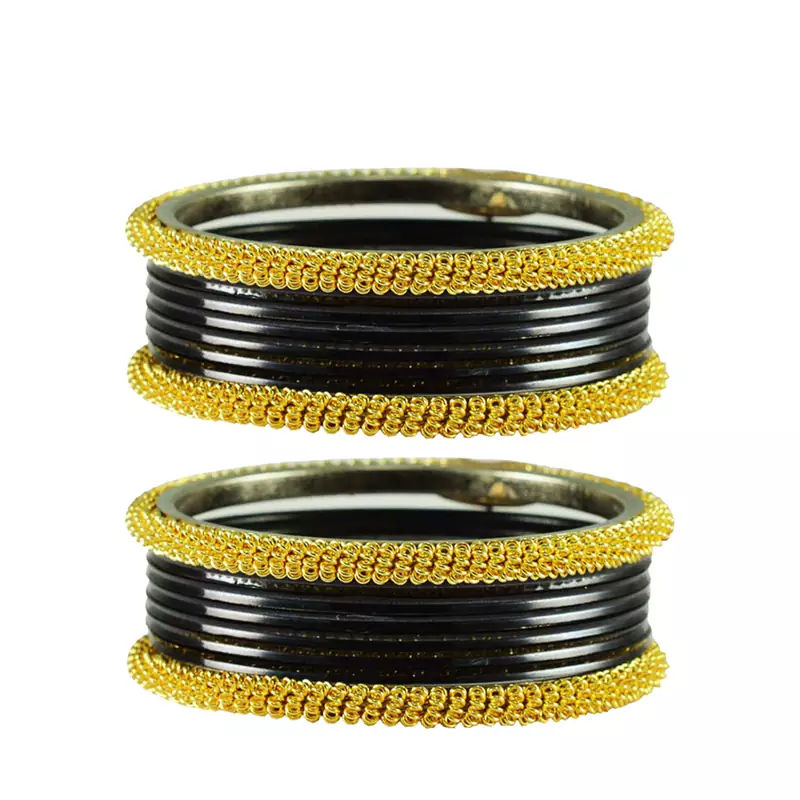 Blue Color Brass Bangle