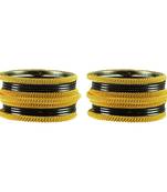 Blue Color Brass Bangle