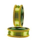 Light Green  Color Brass Bangle