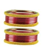 Peach Color Brass Bangle