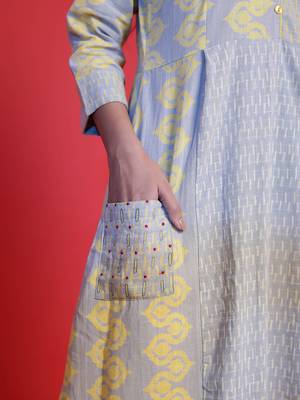 Multicolor printed cotton ethnic-kurtis 2