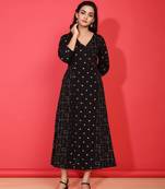 Multicolor printed cotton ethnic-kurtis