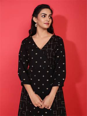 Multicolor printed cotton ethnic-kurtis 2