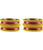 Peach Color Brass Bangle