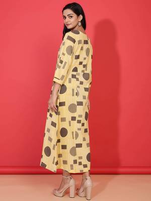 Multicolor printed cotton ethnic-kurtis 5