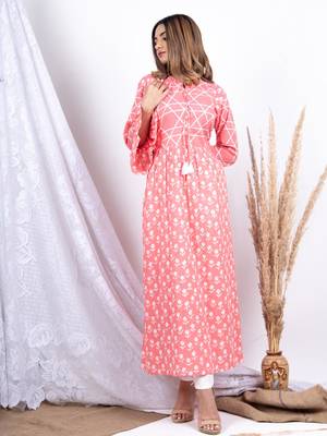 Multicolor printed cotton ethnic-kurtis 5