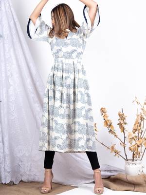 Multicolor printed cotton ethnic-kurtis 3