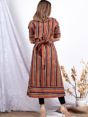 Multicolor printed cotton ethnic-kurtis 5