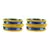 Blue Color Brass Bangle