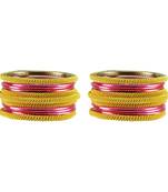 Light Rani Color Brass Bangle