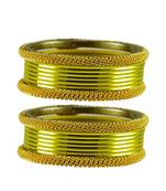Yellow Color Brass Bangle