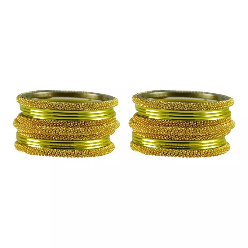 Yellow Color Brass Bangle