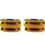Maroon Color Brass Bangle