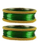 Green  Color Brass Bangle