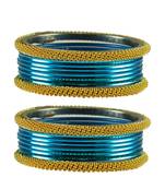 Firozi Color Brass Bangle