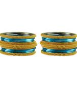 Firozi Color Brass Bangle