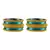 Firozi Color Brass Bangle