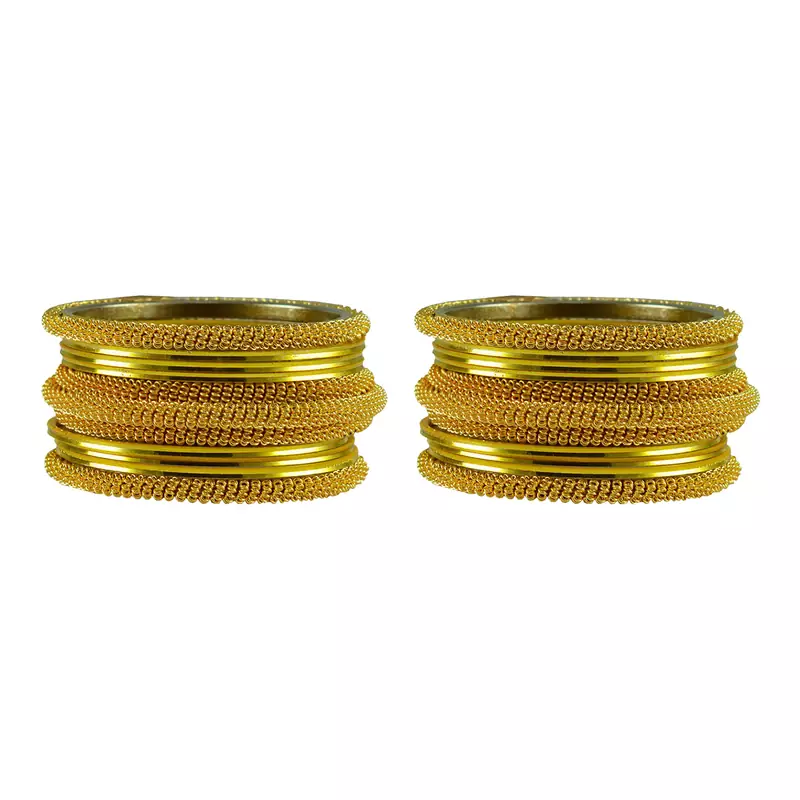 Yellow Color Brass Bangle