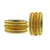 White Color Acrylic And Brass Bangle