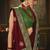 Heavy Zari Woven Embroidered Sana Silk Saree