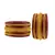 Maroon Color Acrylic And Brass Bangle