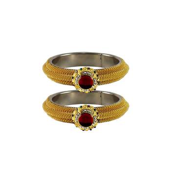 Golden  Color Brass Bangle 1