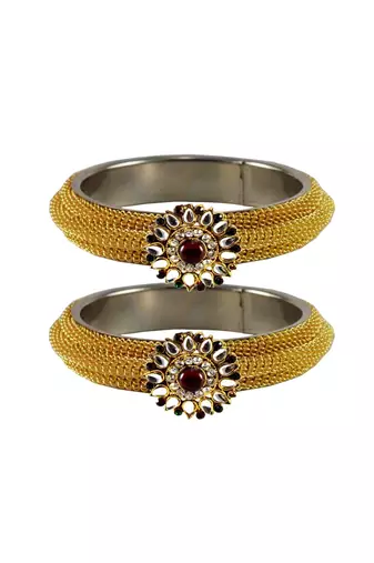 Golden  Color Brass Bangle