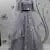 Sky blue Gota Patti embroidered georgette semi stitched lehenga