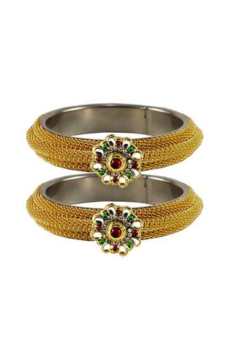 Golden  Color Brass Bangle