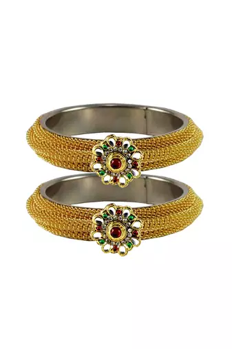 Golden  Color Brass Bangle