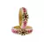 Pink Color Acrylic And Brass Bangle