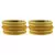 White Color Acrylic And Brass Bangle
