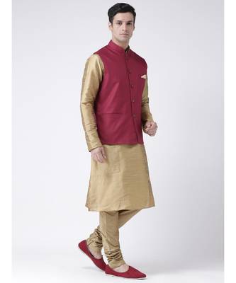 DEYANN Maroon Color Ethnic Nehru Jacket 5