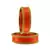 Orang Color Acrylic And Brass Bangle