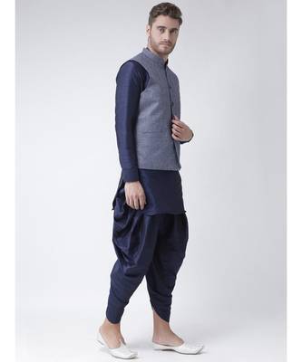 DEYANN Grey Color Ethnic Nehru Jacket 5