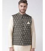 DEYANN Black Color Ethnic Nehru Jacket