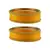Yellow Color Acrylic And Brass Bangle