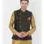 DEYANN Ethanic Printed Black Color Nehru Jacket
