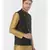 DEYANN Ethanic Printed Black Color Nehru Jacket